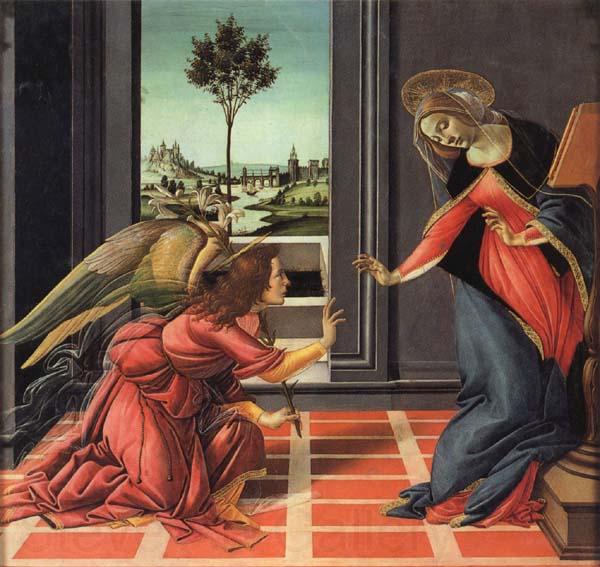 Sandro Botticelli The Annunciation